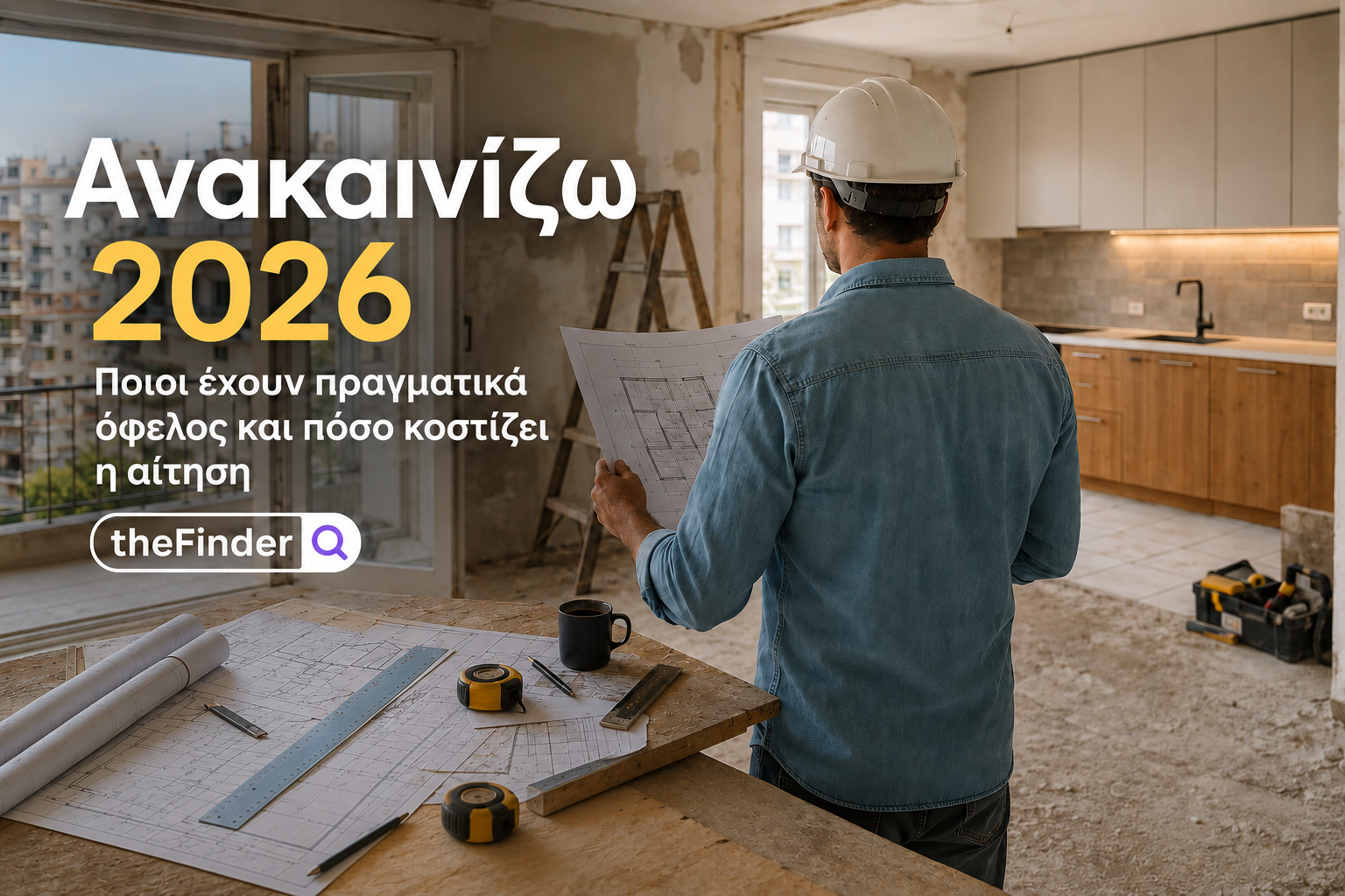 Ανακαινίζω 2026: Το πρόγραμμα σε αριθμούς – Τι κερδίζεις, τι πληρώνεις και πότε αξίζει πραγματικά!
