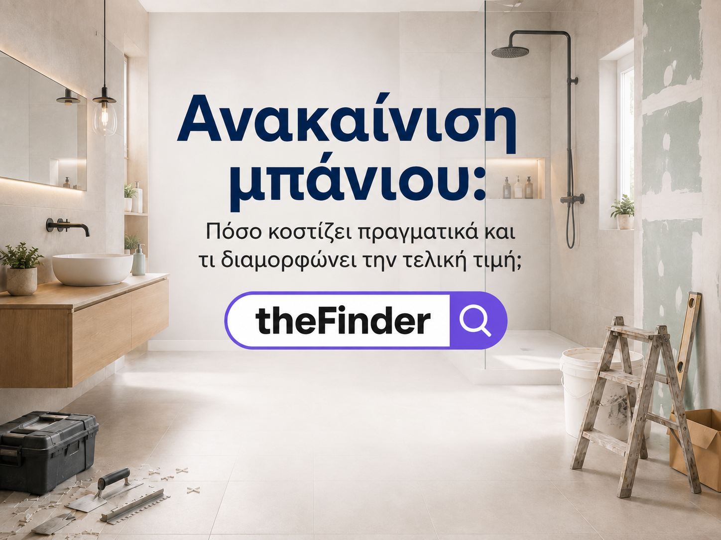 Ανακαίνιση μπάνιου: Πόσο κοστίζει πραγματικά και τι διαμορφώνει την τελική τιμή;