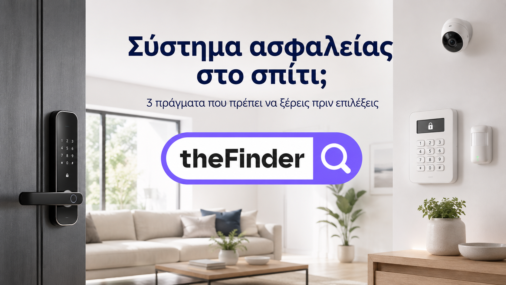 Σύστημα ασφαλείας στο σπίτι; 3 πράγματα που πρέπει να ξέρεις πριν επιλέξεις